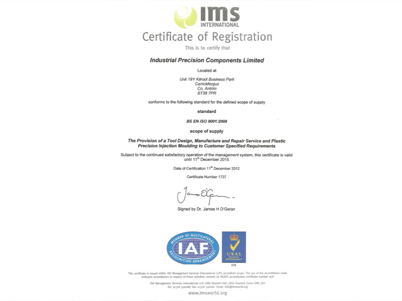 IAF Certificate